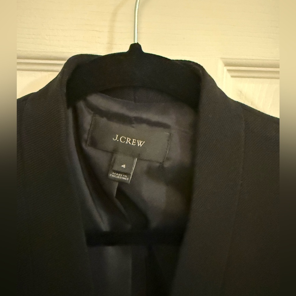 Jcrew Black Collarless Blazer - Picture 6 of 9